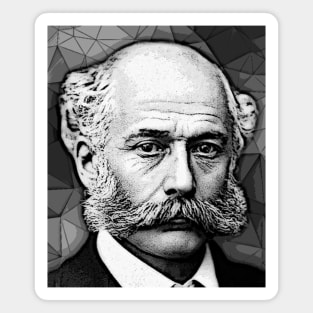 Joseph Bazalgette Black And White Portrait | Joseph Bazalgette Artwork 2 Magnet